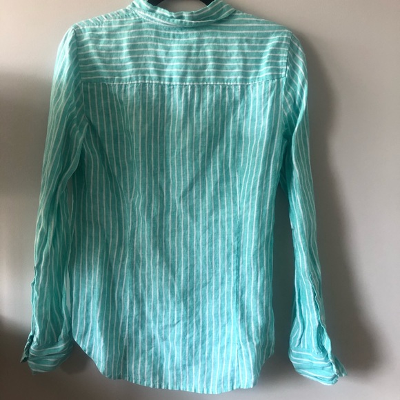 Slim-fit Baird McNutt Irish linen shirt - Picture 3 of 3